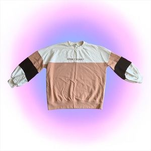 missguided color block sweatshirt